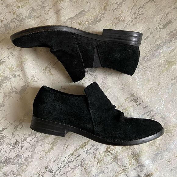 Eileen Fisher Suede Loafers slip on shoes - Picture 2 of 15